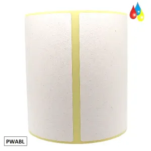 Inkjet Etiketten Strukturpapier - Wash off Kleber (BxH)101x188mm K76mm 