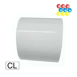 Laserdruck Etiketten Polyester transparent, (BxH)126mmx130m endlos, Kern:76mm ø203mm -...