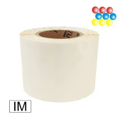 Laserdruck Etiketten Papier Iced Matt  halbtransparent matt, (BxH)126mmx130m endlos,...