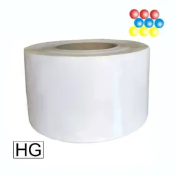 Laserdruck Etiketten Polyester weiß glänzend, (BxH)80mmx67,5m endlos, Kern:76mm Ø152mm -...