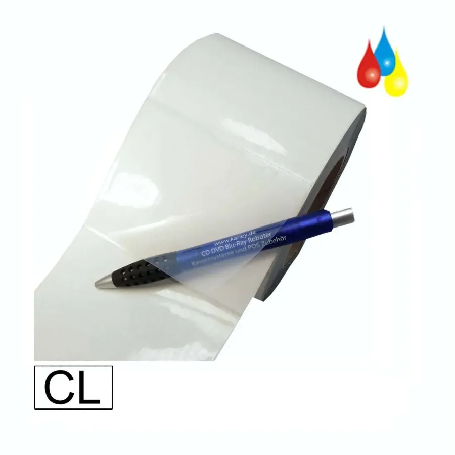 Inkjet Etiketten Polyester transparent glänzend, (BxH)102x152mm (4