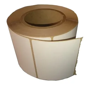 Inkjet Etiketten Papier Vintage strukturiert, matte, (BxH)102x76mm (4″x3″) rechteckig, Kern:51mm ø127mm, 600 Etiketten/Rolle