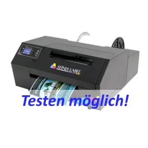 Afinia Label L502 Industrieller Farbetikettendrucker mit dualem Tintensystem und 4 getrennten Tintentanks (CMYK) (Pigment Auslieferung) inkl.1h Online Schulung