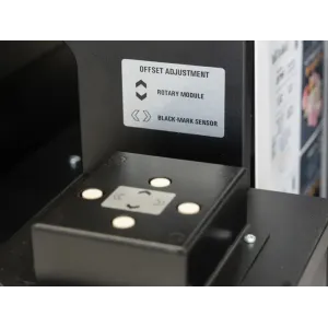 Afinia Label DLP-2200 digitale industrielle Druckmaschine mit Inline Laminierung und Rotationsstanze und Matrixentfernung