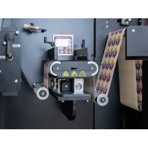 Afinia Label DLP-2200 digitale industrielle Druckmaschine mit Inline Laminierung und Rotationsstanze und Matrixentfernung
