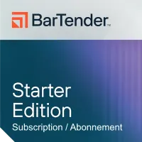 Seagull BarTender Starter, Workstation Lizenz, unbegrenzt viele Drucker, 5 Jahre Abonnement