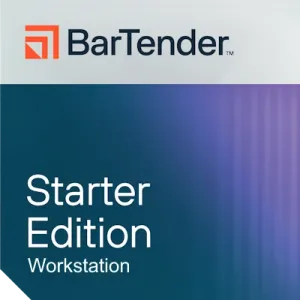 Seagull BarTender Starter, Workstation Lizenz, unbegrenzt viele Drucker inkl.: 36 Monate Maintenance und Support