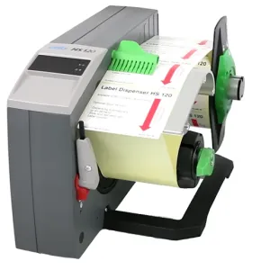 Zuverlässiger Etikettenspender HS120 für Etiketten bis zu 120mm Breite