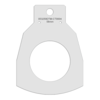 Tablet-Rondell-Erweiterung für Primera Eddie Lebensmitteldrucker mit Kreis, 58 mm Durchmesser, 12 Halter