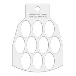 Tablet-Rondell-Erweiterung für Primera Eddie Lebensmitteldrucker mit 10x Ovale mit je...
