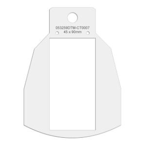 Tablet-Rondell-Erweiterung für Primera Eddie Lebensmitteldrucker mit 45x90mm Rechteck für Schokolade, 12 Halter