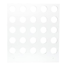 Primera Eddie - manuelles Tablett - 15/20 mm 5 x 5 Radius (25 Löcher mit 15 mm Durchmesser; für Objekte mit maximaler maximal 20mm Außendurchmesser), z.B. für Macarons, Kekse, Plätzchen u.v.m