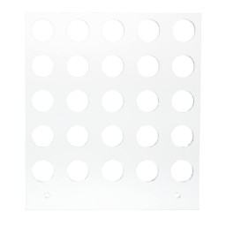 Primera Eddie - manuelles Tablett - 15/20 mm 5 x 5 Radius (25 Löcher mit 15 mm...