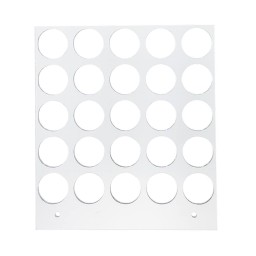 Primera Eddie - manuelles Tablett - 20 mm 5 x 5 Radius (25 Löcher mit 20 mm Durchmesser;...