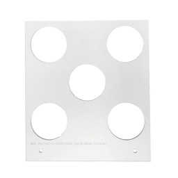 Primera Eddie - manuelles Tablett  - 35 mm 5  Radius (z.B. Macarons) (5 Löcher mit 35 mm...