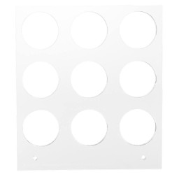 Primera Eddie - manuelles Tablett - 30/40 mm 3x3 Radius (MM) (9 Löcher mit 30 mm...