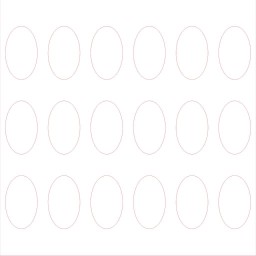 Primera Eddie - manuelles Tablett 19mm x 32mm  6x3 oval z.B. für Cookies, Plätzchen,...