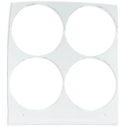 Primera Eddie - manuelles Tablett 59mm, 2x2 Kreis, z.B. für Cookies, Plätzchen, Kekse...