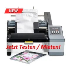 *Service* Primera PL400e Etikettenaufbringer für leere Tüten, Beutel oder Pouches (Etikettiermaschine) mieten