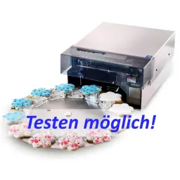Primera Eddie Lebensmitteldrucker für Kekse, Macarons ... mit Karussell Zuführung, inkl....