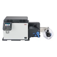Demogerät: OKI Pro1050 Etikettendrucker mit fünf Farben: Laser mit weißem Toner