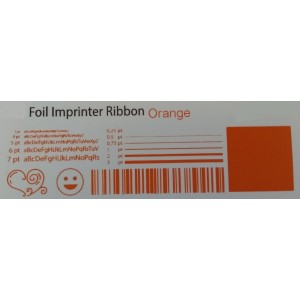 Orangene Folie, für Primera FX400e/FX500e & DTM FX510e/ FX810e, 110mm breit x 200m lang 