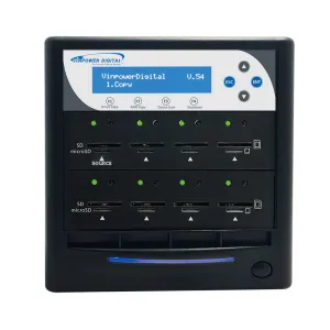 VinpowerDigital ECON SD & MicroSD series, standalone, Kopierstation für Speicherkarten, 7 Ports
