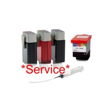 *Service* zum Umstieg von pigmentierter auf Dye Tintenart des Primera LX3000e/LX4000e, Conversion Kit, inkl. 3 Dye Tintentanks und 1 Druckkopf