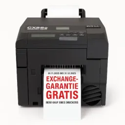 DTM CX86e Rollen-Laserdrucker für Etiketten, inkl. 30 Minuten Online Schulung 3 Jahre...