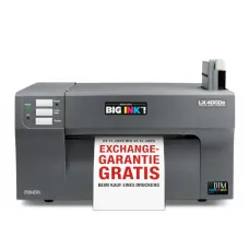 Primera LX4000e Farbetikettendrucker mit 1 Mehrzweck-Druckkopf + sep. CMY-Dyetinte, USB,...