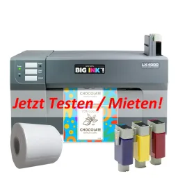 Gefahrgut-Etiketten BS5609  Set 1: LX4000e Farbetikettendrucker, Patronensatz und...