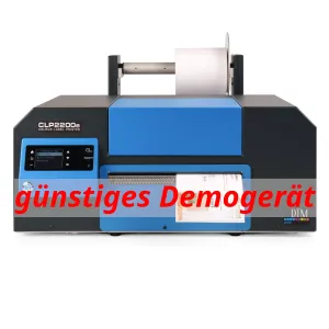 DEMOGERÄT - DTM CLP2200e Farbetikettendrucker mit 1 austauschbarem Druckkopf + sep. CMYK Patronen – druckt maximal 210 mm (8,25