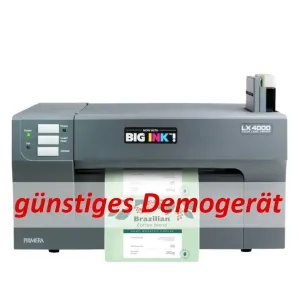 Demogerät: Primera LX4000e Farbetikettendrucker mit 1 Mehrzweck-Druckkopf + sep. CMY-Dyetinte, USB, Netzwerk, inkl. 30 Minuten Online Schulung