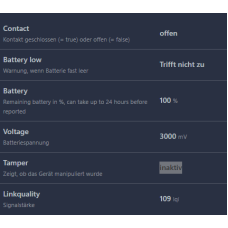 NOUS E3 ZigBee Fenster / Tür Kontakt -Melder, kabellos