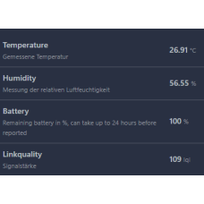 NOUS E5 ZigBee Temperatur und Luftfeuchte Sensor, kabellos