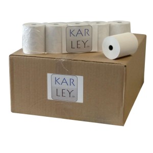 Thermorollen 80mm x 80m (BxH), 12mm Kern, VPE je 40 Bonrollen in der Box aus Deutschland