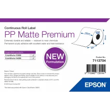 Inkjet Etiketten Polyester weiß matt, (BxH)105mmx29m endlos, Kern:40mm ø95mm