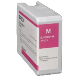 Epson Tintenpatrone, dye magenta 80 ml, passend für Farbetikettendrucker ColorWorks...