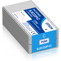 Epson Patrone, cyan Farbpatrone für Epson ColorWorks TM-C3500, Inhalt: 32,5 ml