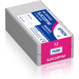 Epson Patrone, magenta Farbpatrone für Epson ColorWorks TM-C3500, Inhalt: 32,5 ml