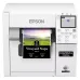 Epson ColorWorks D3800e Kompakter Farbetikettendrucker für brillante On-Demand-Etiketten, USB, Ethernet, weiß