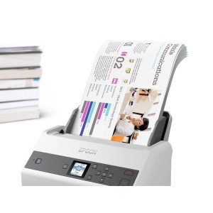 EPSON WorkForce DS-970 Dokumentenscanner, ideal für viele Dokumente mit USB 3 Anschluss