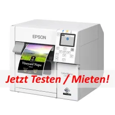 *Service* Farbetikettendrucker EPSON ColorWorks C4000 mieten