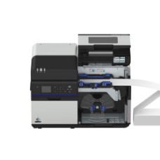 Farbetikettendrucker Epson ColorWorks C8000 (bk), Farbetikettendrucker mit glänzend schwarzer Tinte, Cutter USB & Netzwerkanschluss