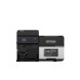 Farbetikettendrucker Epson ColorWorks C8000 (bk), Farbetikettendrucker mit glänzend schwarzer Tinte, Cutter USB & Netzwerkanschluss