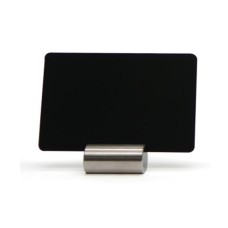 Evolis Preisschildhalter aus Metall, 10 Stck, 8cm Edelstahloptik für Fleisch- Wurst-...