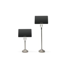 Evolis Preisschildhalter mit 10cm hohen Staangen aus Metall, 5Stck, Edelstahloptik...