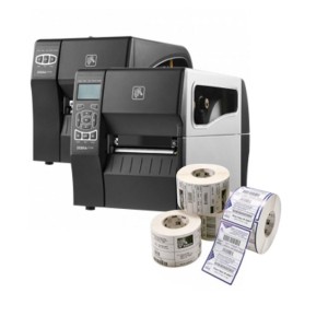 Versandetiketten Set 2 - Für großes Druckvolumen (UPS, GLS, DHL, Hermes, DPD Etiketten) inklusive 6 große Etikettenrollen für den direkten Versand