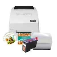 Imkerei Set - Inkjet Etikettendrucker LX500eC mit passenden Etiketten und einer Patrone  für farbige Etiketten, mit 30 Minuten Online Schulung, 3 Jahre Garantie*