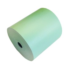 Grüne Thermorollen 80mm x 50m (BxH), 12mm Kern, VPE je 50 Bonrollen in der Box aus Deutschland, Altpapier geeignet